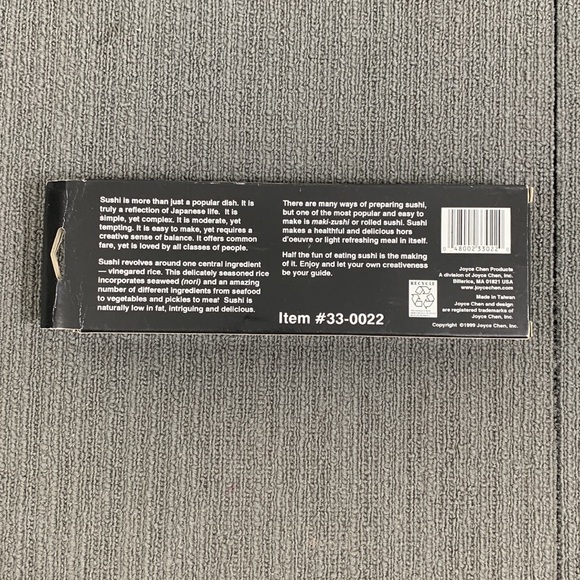 Joyce Chen Sushi Kit Make Your Own Rolled Sushi Open Box Missing Booklet - Picture 5 of 7